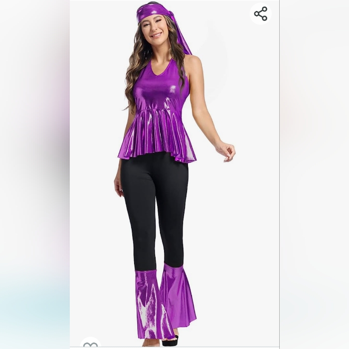 Womens Plus Size 70s Disco Costumes